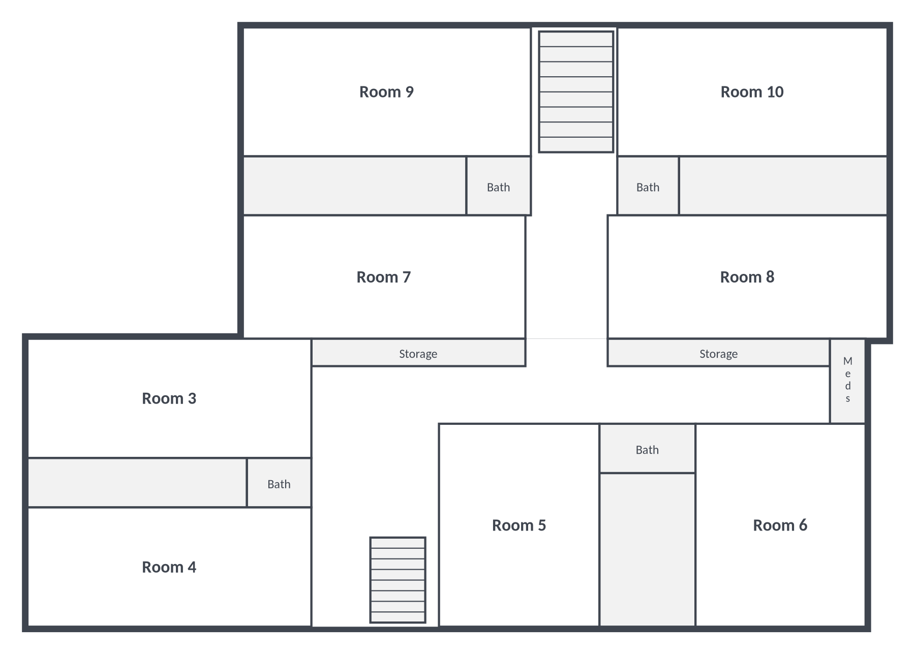 Property A second floor plan